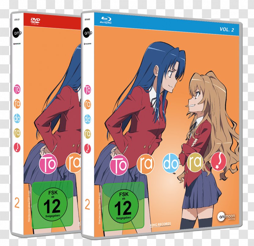 Blu-ray Disc Publishing Film Toradora! Bunny Drop - Watercolor - Dvd Transparent PNG