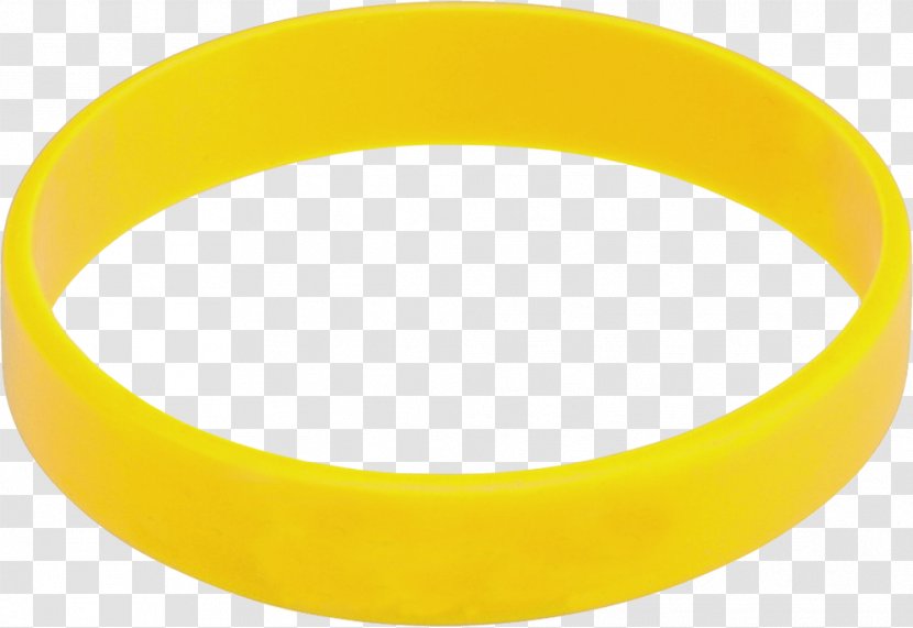Wristband Promotion Silicone Yellow Jewellery - Material - Brand Transparent PNG