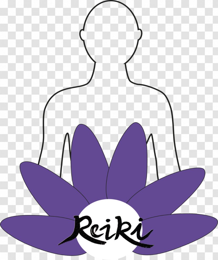 Initiation Au Reiki Attunement Clip Art - Silhouette - Flower Transparent PNG