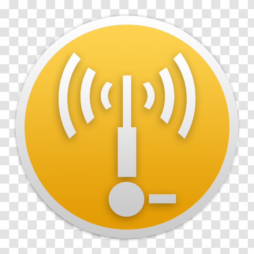 MacBook Pro WiFi Explorer MacOS Wi-Fi Wireless Network - Yellow - Wifi Transparent PNG