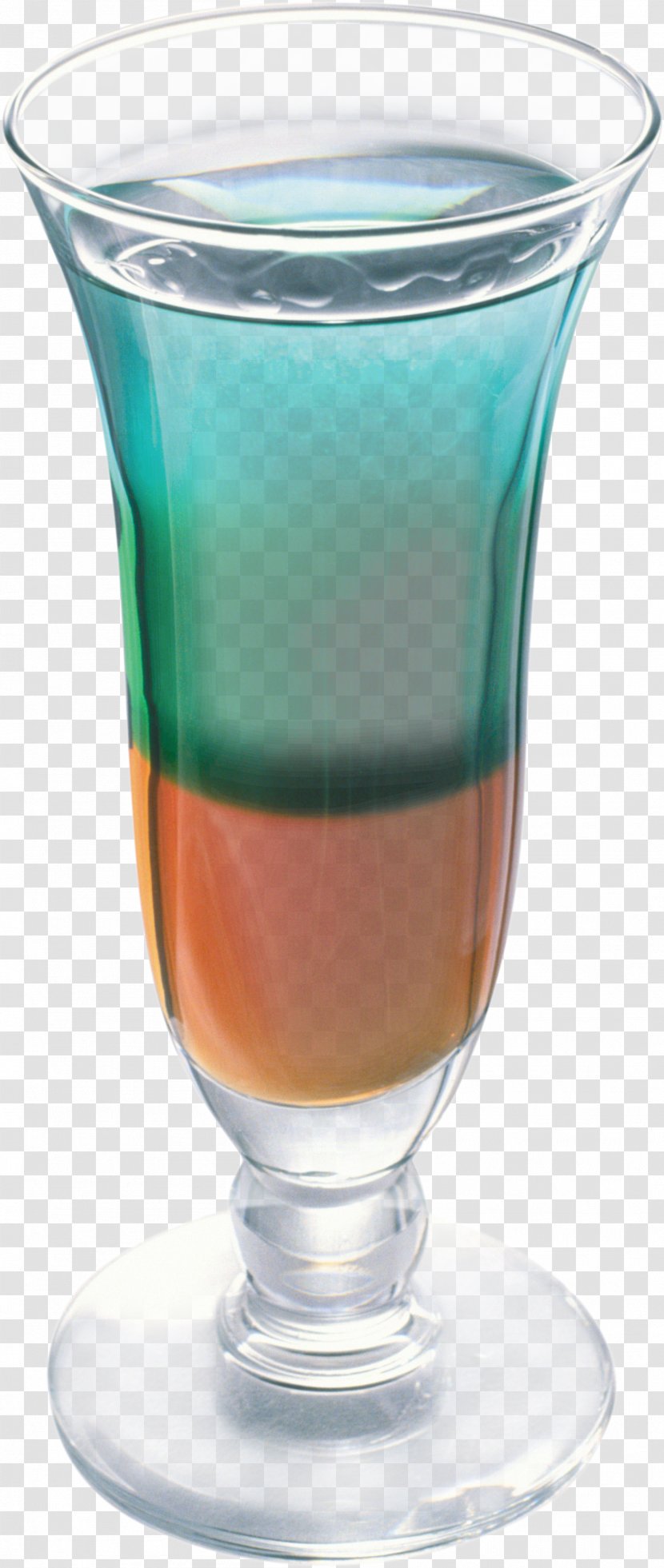 Cocktail Glass Blue Lagoon Juice Wine - Drinkware Transparent PNG