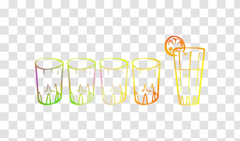 Product Design Yellow Font - Pint Glass Transparent PNG