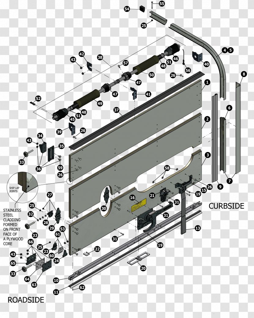 Whiting Door Manufacturing, Corp. Lock - Aluminium - Completed Seal Transparent PNG