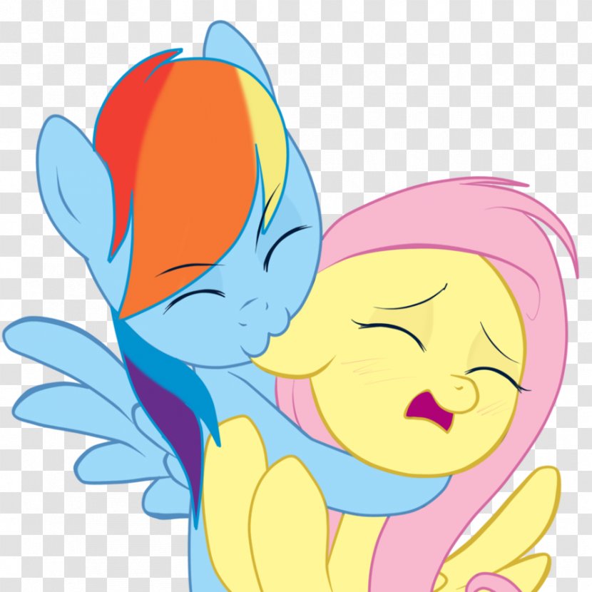 Fluttershy Pinkie Pie Rainbow Dash Pony Derpy Hooves - Silhouette - :joy: Discord Transparent PNG
