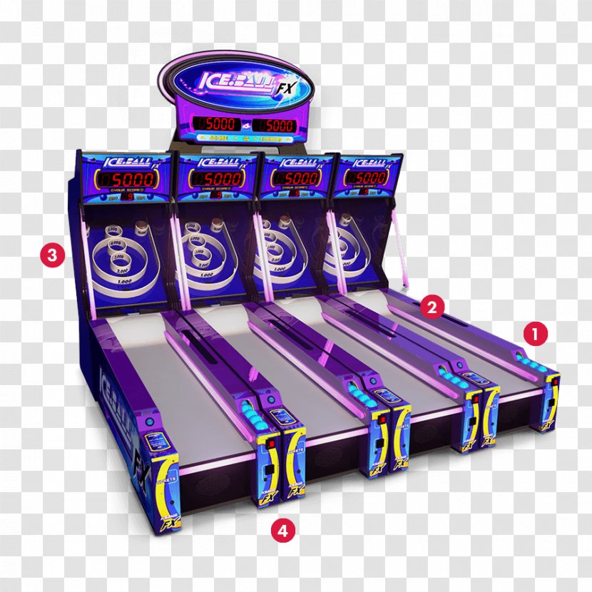 Arcade Game Skee-Ball Amusement - Video - Purple Transparent PNG
