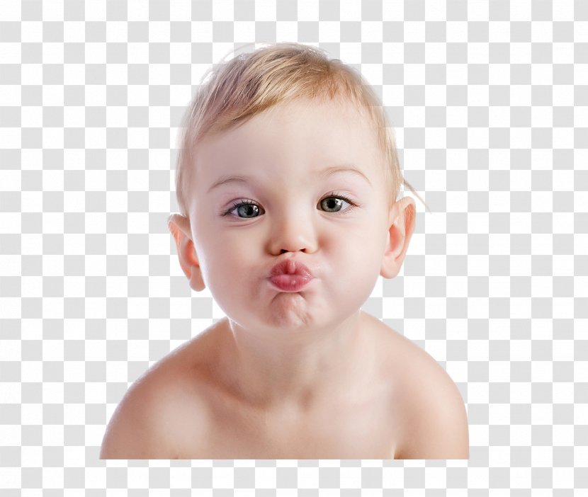 Infant Baby Kissing Child - Cartoon Transparent PNG