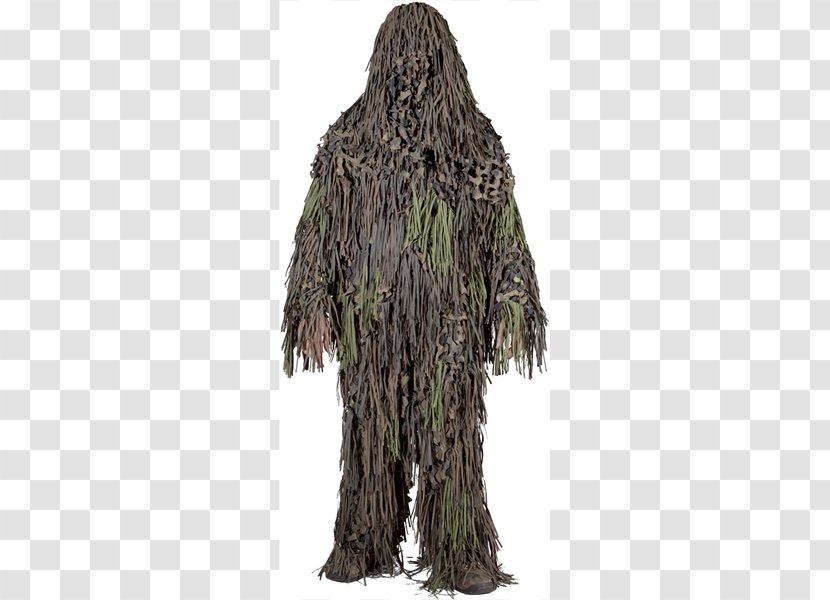Ghillie Suits Military Camouflage U.S. Woodland Clothing - Suit Transparent PNG