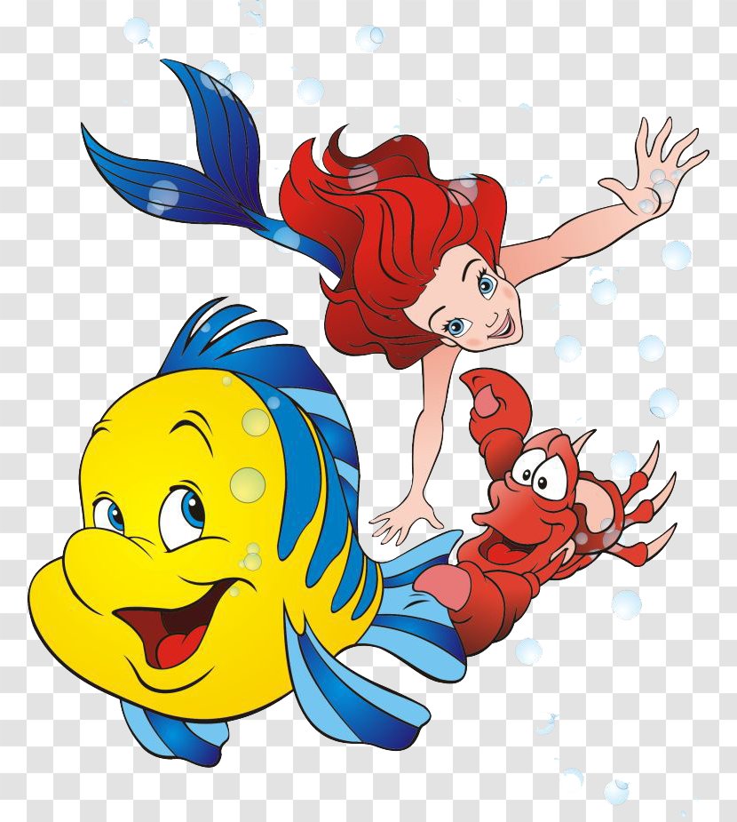 Ariel Belle Mickey Mouse The Little Mermaid Disney Princess - Mural Transparent PNG