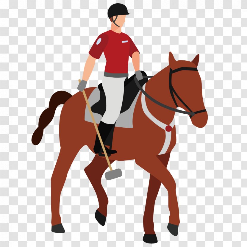 Mustang English Riding Pony Equestrianism Mounted Police - Horse Tack - Handsome Knight Transparent PNG