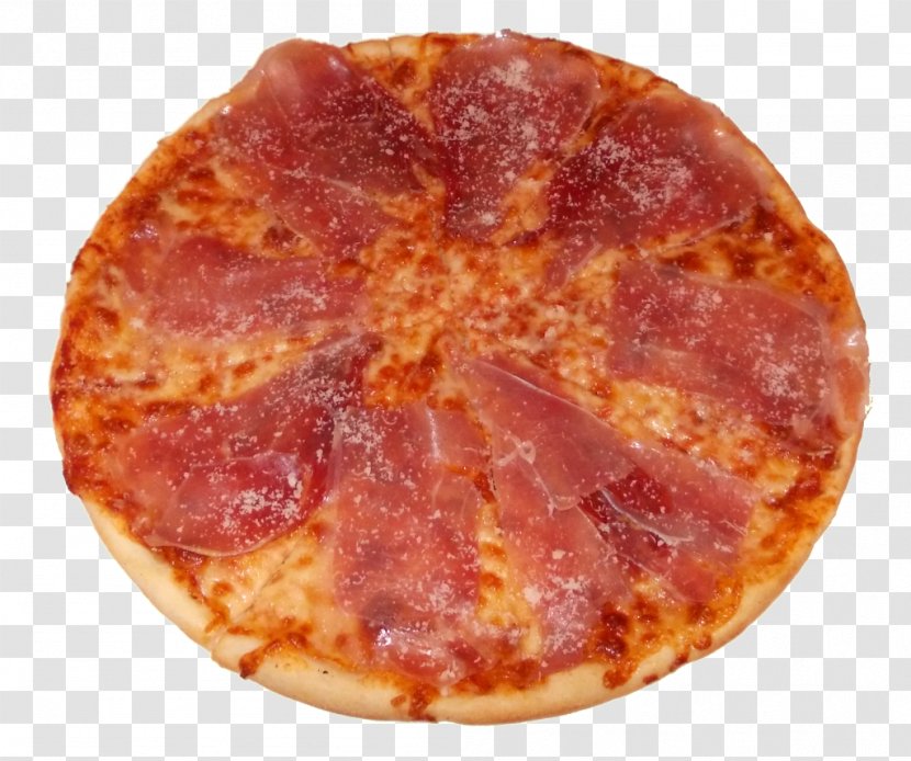 Prosciutto Salami Capocollo Soppressata Sicilian Pizza - European Food Transparent PNG