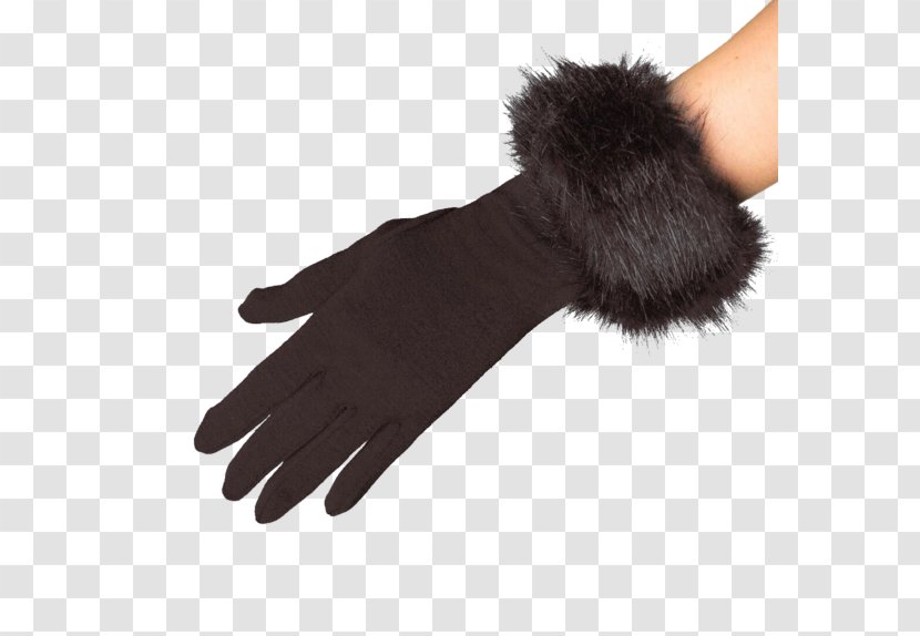 Glove Cornelia James Clothing Chanel Fake Fur - Safety Transparent PNG