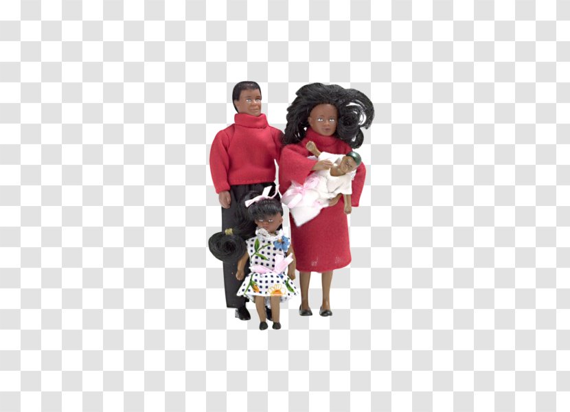 Dollhouse Melissa & Doug Wooden Doll Family 1:12 Scale - Figurine Transparent PNG