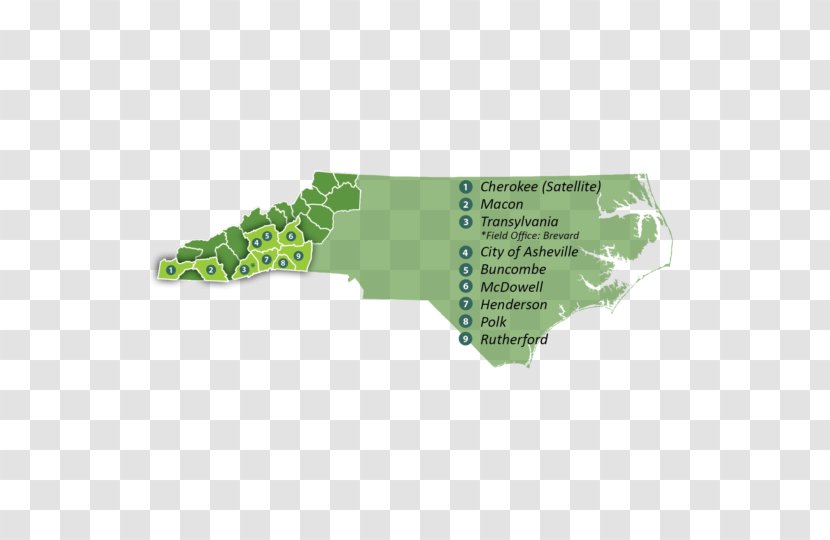 North Carolina Blank Map Royalty-free Transparent PNG