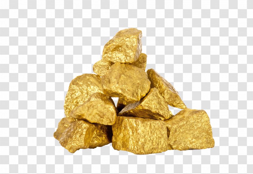 Gold Nugget - Metal - Vegetarian Food Ingredient Transparent PNG