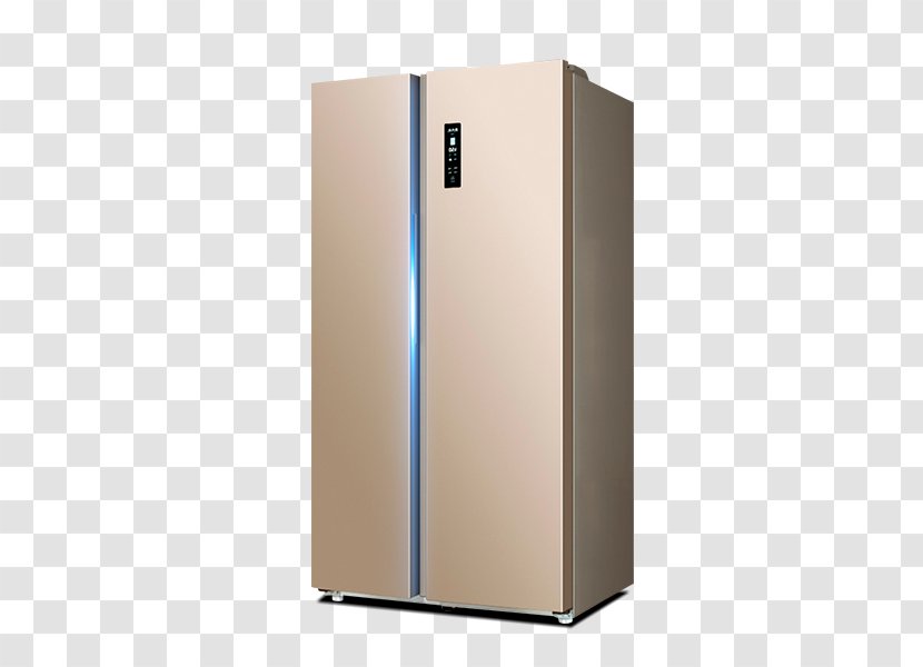 Refrigerator Home Appliance Congelador - Gold Noble On The Door Transparent PNG