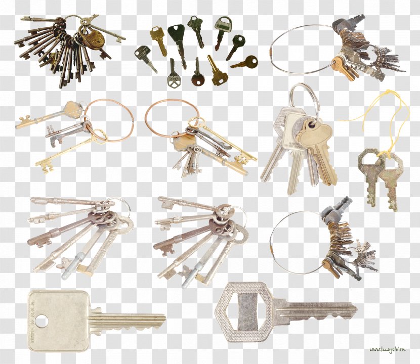 Key Lock Clip Art - Metal Transparent PNG