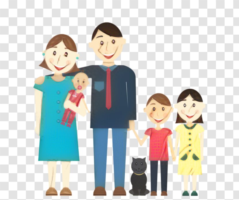 Drawing Of Family - Sibling - Style Sharing Transparent PNG