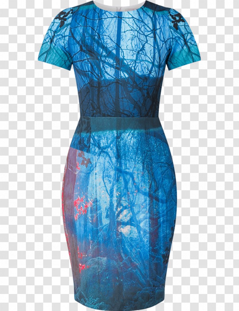 Cocktail Dress Shoulder Sleeve - Turquoise Transparent PNG