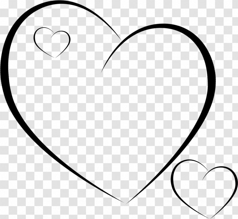 Heart Black And White Mickey Mouse Clip Art Transparent PNG