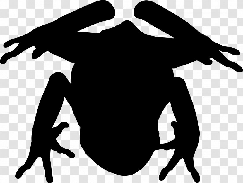 Clip Art Character Silhouette Fiction Black M - Frog Transparent PNG