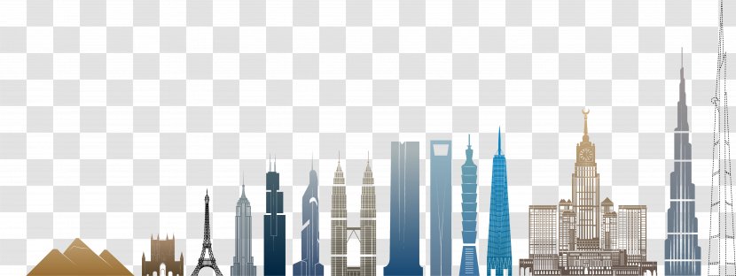 Skyscraper Skyline High-rise Building Cityscape Energy - Tower Block Transparent PNG