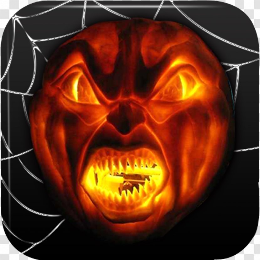 Jack-o'-lantern Carving Pumpkin Halloween Pattern - Winter Squash - Trick Or Treat Transparent PNG