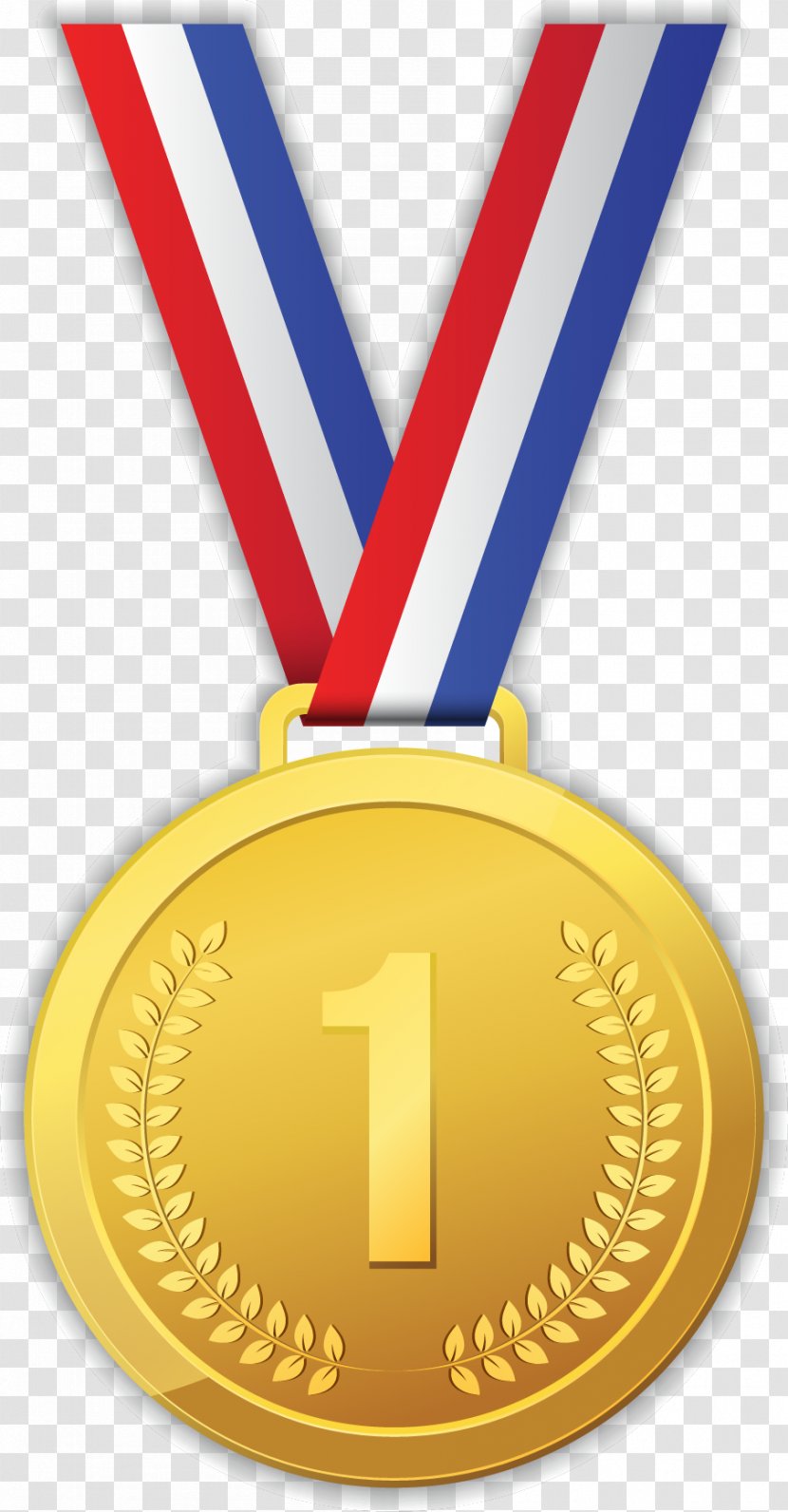 Bronze Medal Silver Gold Olympic - Vector Painted Medals Transparent PNG