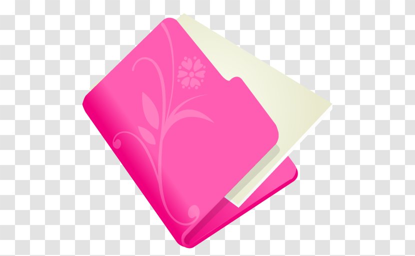 Pink Heart Magenta - Desktop Environment - Folder Flower Transparent PNG