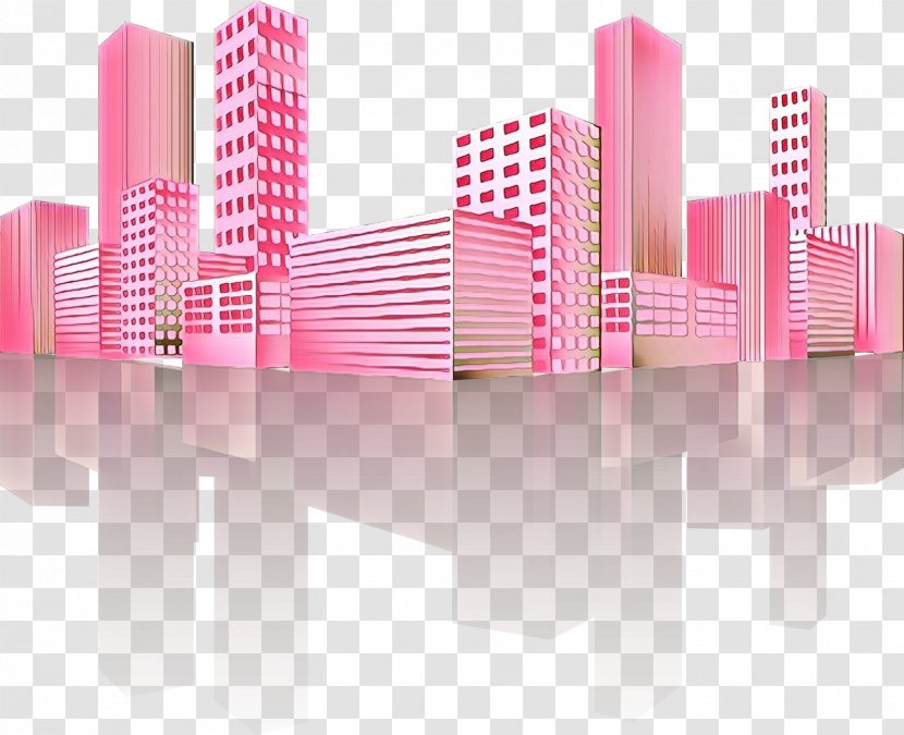 Pink Text Human Settlement Line City - Material Property - Architecture Transparent PNG