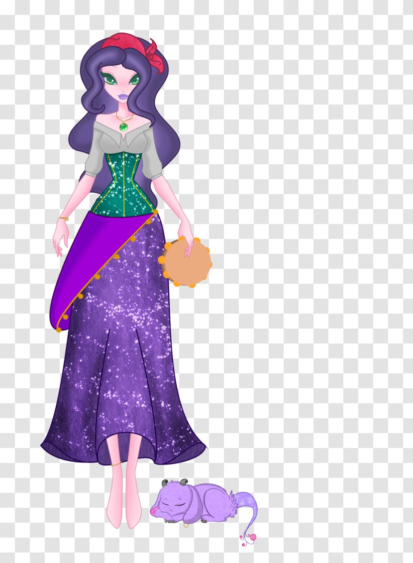 Costume Design Cartoon Barbie - Mythical Creature - Esmeralda Transparent PNG