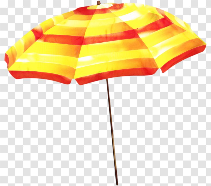 Umbrella Cartoon - Shade Orange Transparent PNG