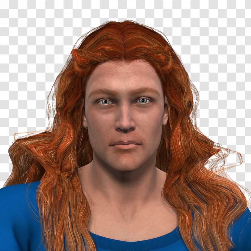 Red Hair Capelli Forehead - Homo Sapiens Transparent PNG