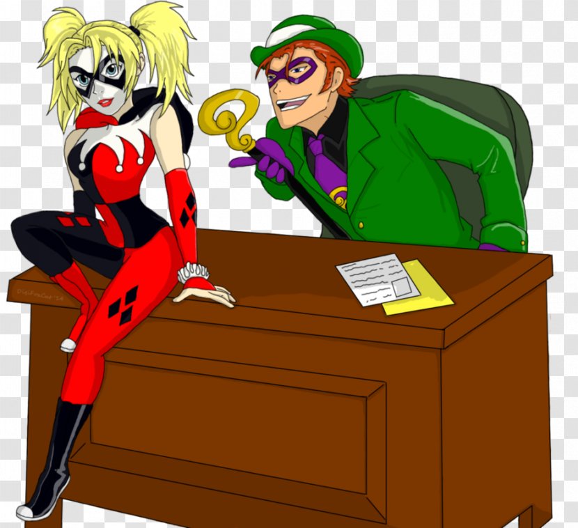 Joker Harley Quinn Riddler Poison Ivy Catwoman - Batman Arkham City Transparent PNG