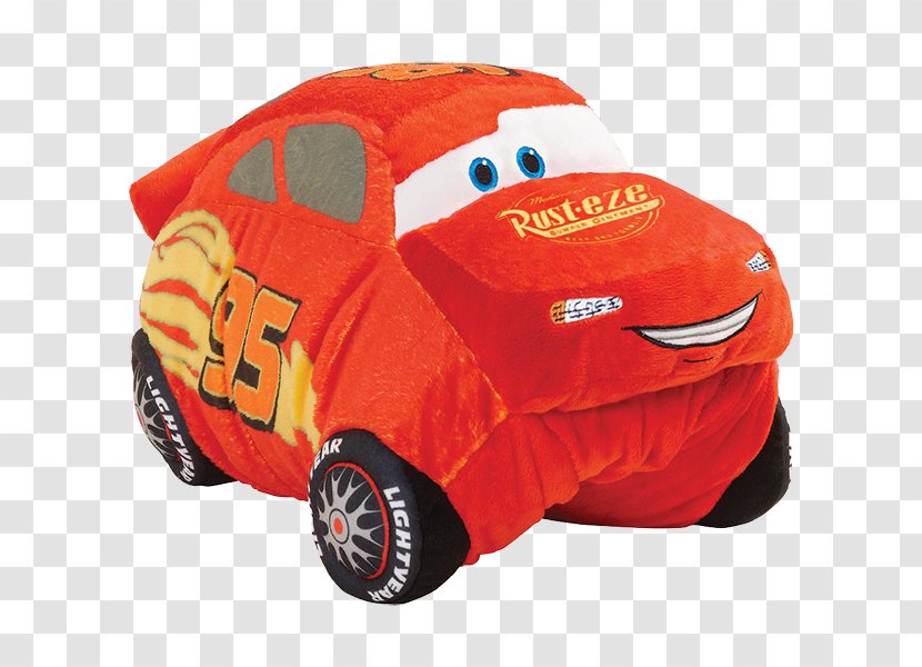 Lightning McQueen Mater Cars Stuffed Animals & Cuddly Toys Pillow Pets - Vehicle - Disney Pixar Transparent PNG