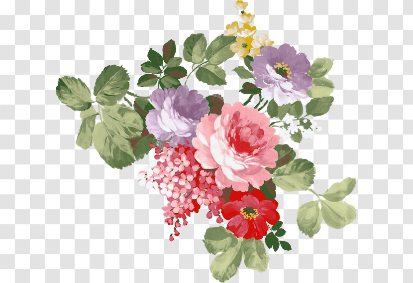 Flower Floral Design Image Painting - Pink Transparent PNG