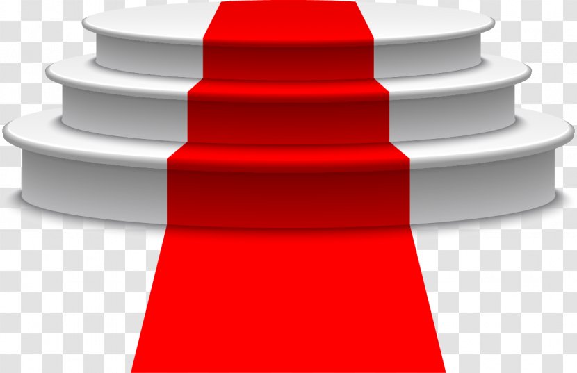 Light Podium Red Carpet - Ladder Transparent PNG