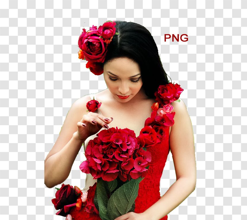 Spring Photography Woman - Floristry - Hint Transparent PNG