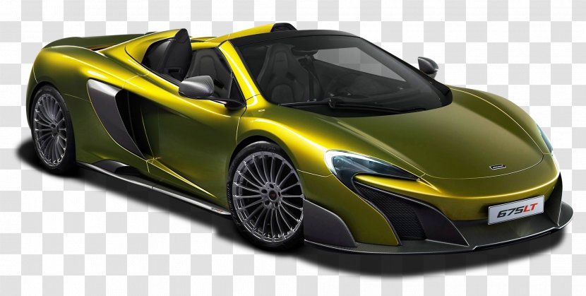 2016 McLaren 675LT Spider Car 650S 570S - Concept - Green Super Transparent PNG