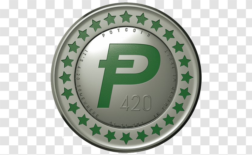 PotCoin Cryptocurrency Cannabis Industry Hemp - Currency - Crypto Transparent PNG