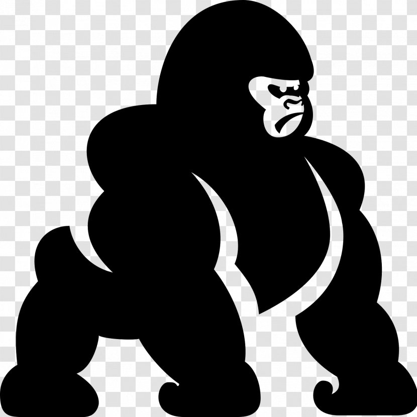 Clip Art Icon Design - Fictional Character - Strain Cartoon Gorilla Glue Transparent PNG