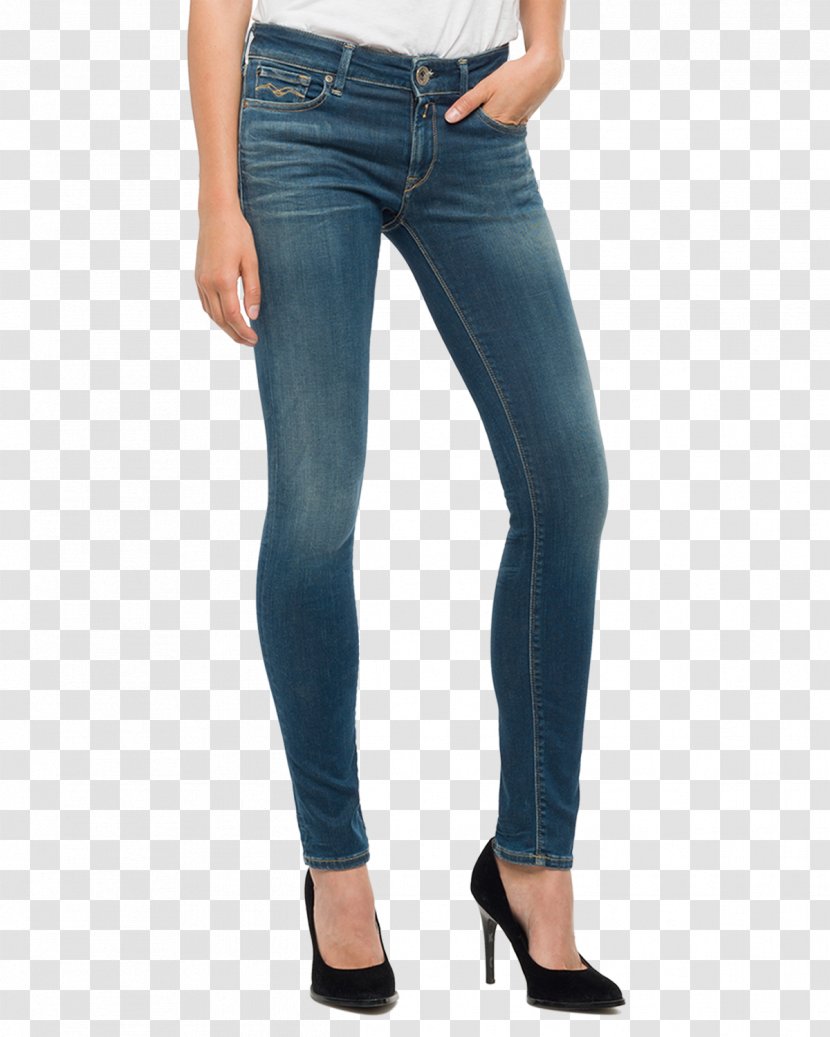 Jeans Slim-fit Pants Replay Denim - Watercolor - Flex Transparent PNG
