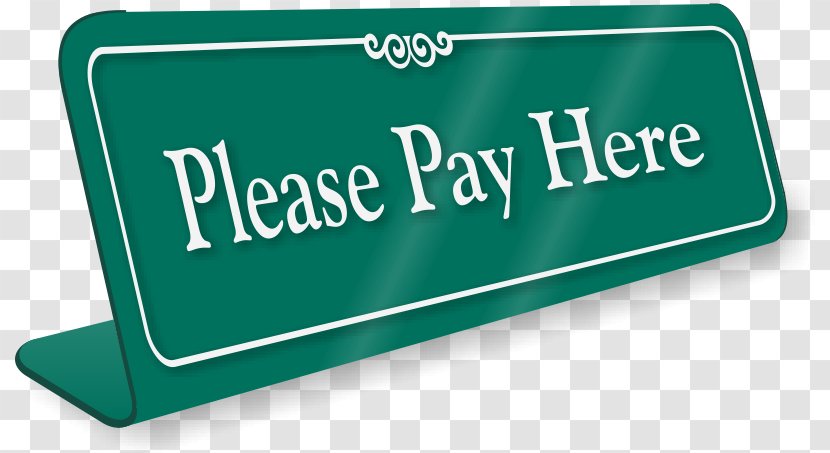 Payment Money Cheque Credit Debit Card - Engraving - Restaurant Sign Transparent PNG