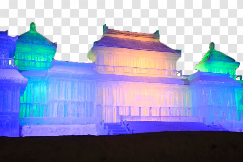 Ice Sculpture Palace Transparent PNG