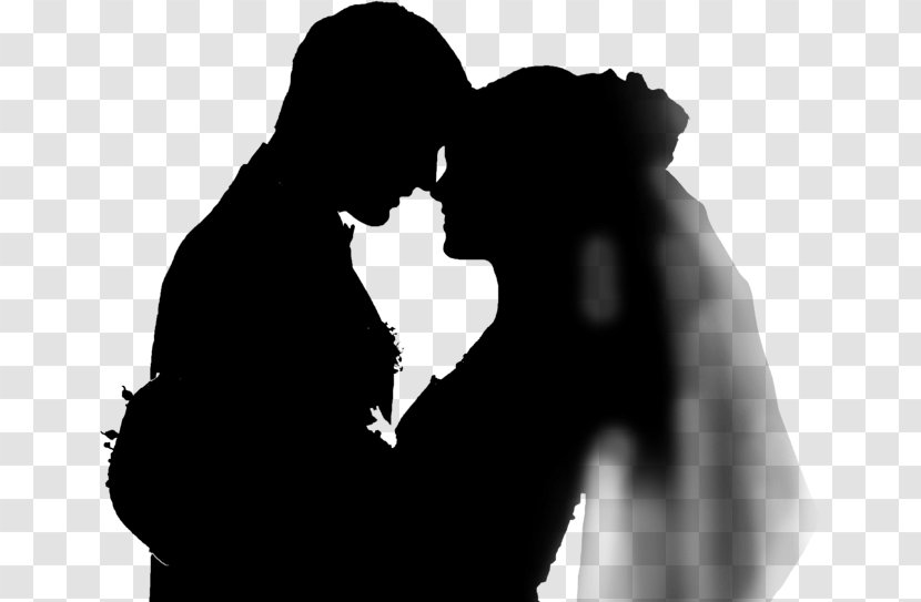 Stock Photography Royalty-free Silhouette - Interaction - Love Transparent PNG