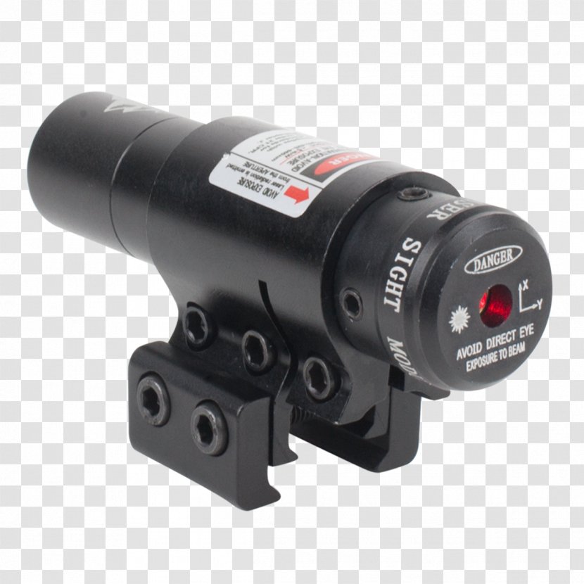 Weaver Rail Mount Laser Pointers Sight Light - Cylinder Transparent PNG