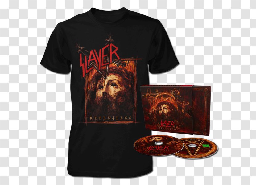 T-shirt Slayer Repentless Heavy Metal Album - Nuclear Blast Transparent PNG