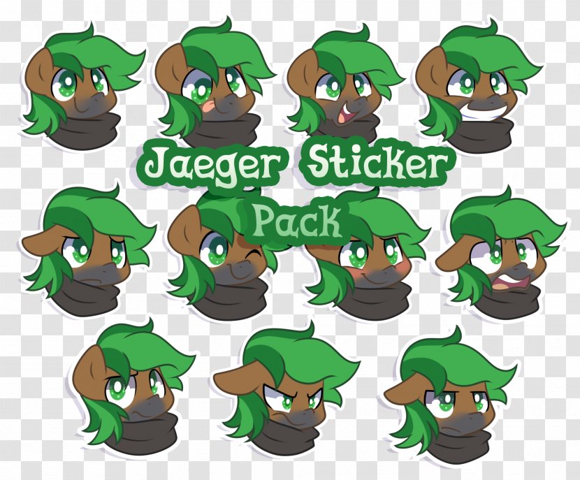 Character Clip Art - Grass - Telegram Sticker Download Transparent PNG