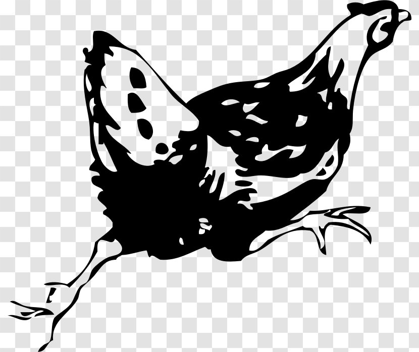 Silkie White-faced Black Spanish Chicken Nugget Galliformes Rooster - Leaf - Hen Transparent PNG