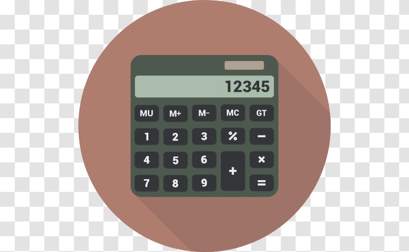 Product Design Calculator Font - Numeric Keypad Transparent PNG