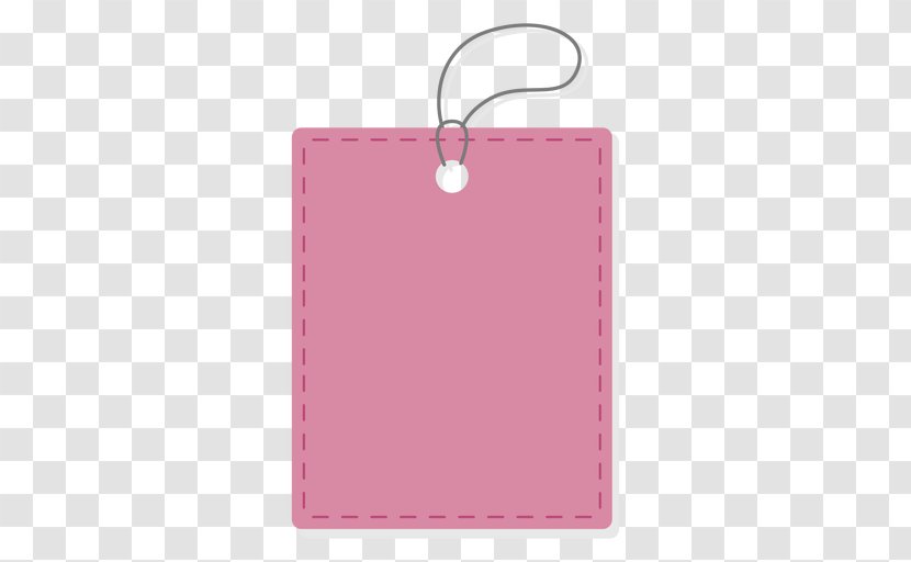 Transparency Price Tag Image - Magenta - Retangulo Graphic Transparent PNG